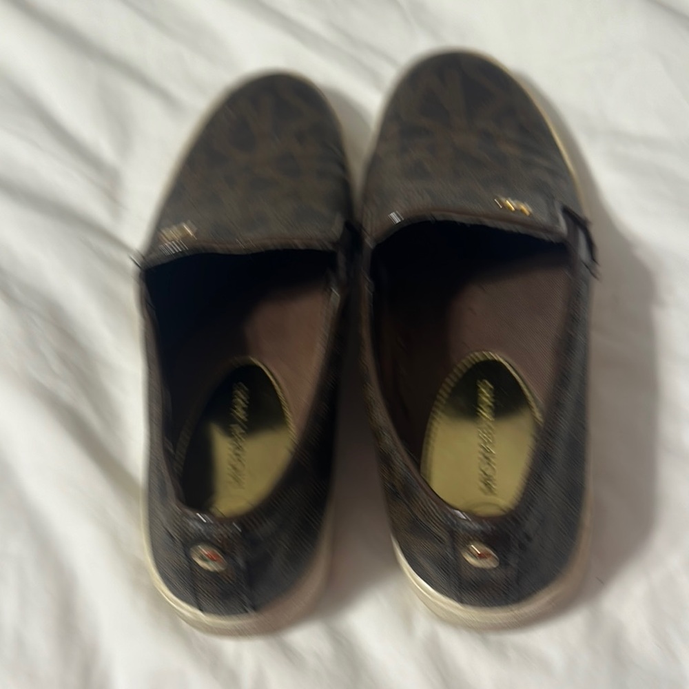 Michael Kors Collection Brown Sneakers Suede Slip-On